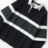Classic Rugby Shirt - Black Tri-Stripe