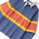 Classic Rugby Shirt - Blue Tri-Stripe