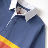 Classic Rugby Shirt - Blue Tri-Stripe