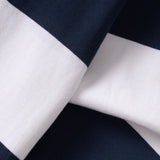 Classic Rugby Shirt - Blue Wide-Stripe