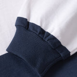 Classic Rugby Shirt - Blue Wide-Stripe