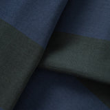 Classic Rugby Shirt - Blue/Green Wide-Stripe