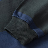 Classic Rugby Shirt - Blue/Green Wide-Stripe