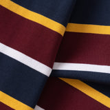 Classic Rugby Shirt - Burgundy Multi-Stripe