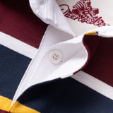 Classic Rugby Shirt - Burgundy Multi-Stripe
