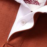Classic Rugby Shirt - Clay Tri-Stripe