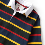 Classic Rugby Shirt - Forest Multi-Stripe