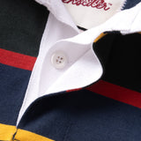 Classic Rugby Shirt - Forest Multi-Stripe