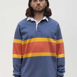Classic Rugby Shirt - Blue Tri-Stripe