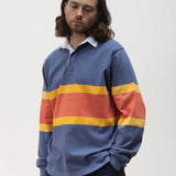 Classic Rugby Shirt - Blue Tri-Stripe