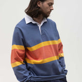 Classic Rugby Shirt - Blue Tri-Stripe