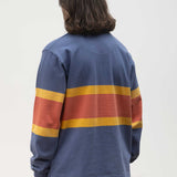 Classic Rugby Shirt - Blue Tri-Stripe