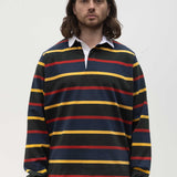 Classic Rugby Shirt - Forest Multi-Stripe