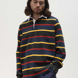 Classic Rugby Shirt - Forest Multi-Stripe