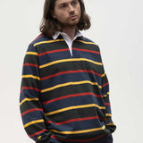 Classic Rugby Shirt - Forest Multi-Stripe