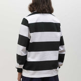 Classic Rugby Shirt - Green Wide-Stripe
