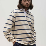 Classic Rugby Shirt - Off White Multi-Stripe